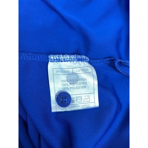 New York Giants Antigua Polo Shirt Men's M Royal Blue Lightweight Logo - Picture 8 of 8